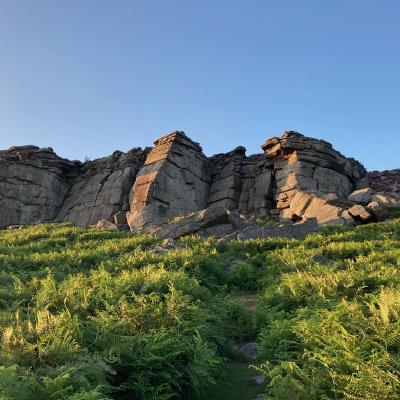 Sunset at Stanage Edge