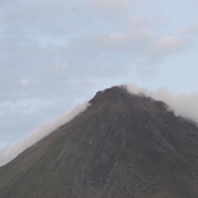 Peak of the volcano