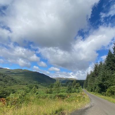 Road through Glenmore