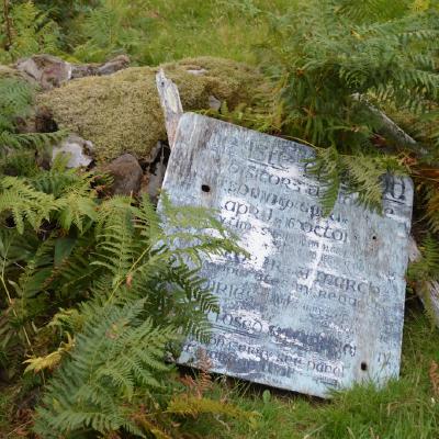 Old ferry sign